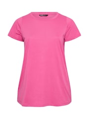 Yours Curve Green Core Short Sleeve T-Shirts 3 Pack - Image 7 of 9