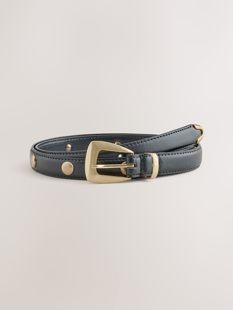 Rockett St George Studded Skinny Belt - 3의 이미지 1