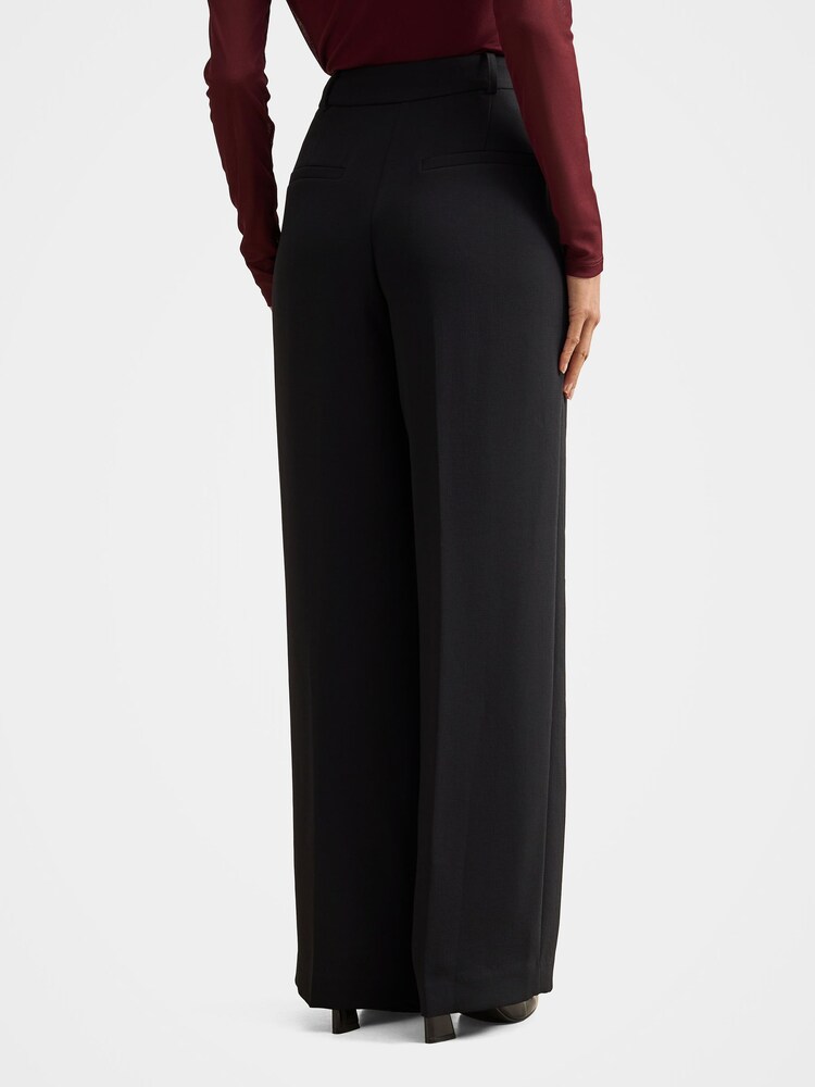 Forever New Black Dahlia Petite Straight Leg Pants - Image 2 of 5