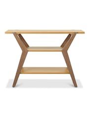 Bentley Designs Oak Light Weathered Kristen Console Table - Image 4 of 4