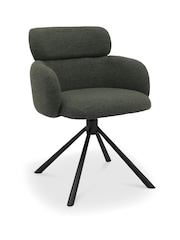 Bentley Designs Oak Light Weathered Hudson  360° Return Swivel Chair - Image 3 of 5