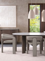 Bentley Designs Grey Duo Dining Chair - Image 2 of 6