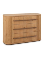 Bentley Designs Knotty Oak Vega  3 Drawer Chest - Image 2 of 4
