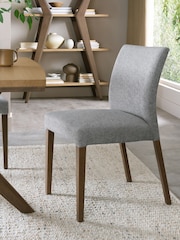 Bentley Designs Set of 2 Grey Kristen Dining Chairs - Image 1 of 5