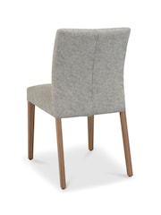 Bentley Designs Set of 2 Grey Kristen Dining Chairs - Image 5 of 5