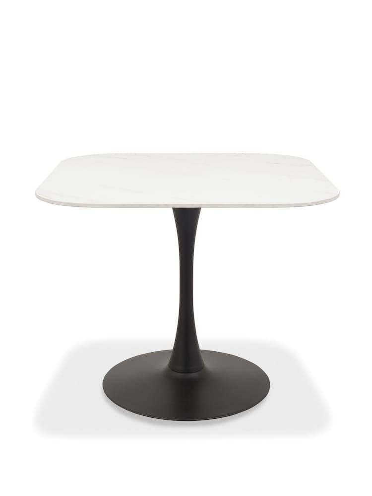 Bentley Designs White Carter Ceramic Dining Table - Image 3 of 3