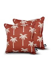 Extreme Lounging 2 Pack Marsala Red Outdoor B Palm Cushions - Image 1 of 2