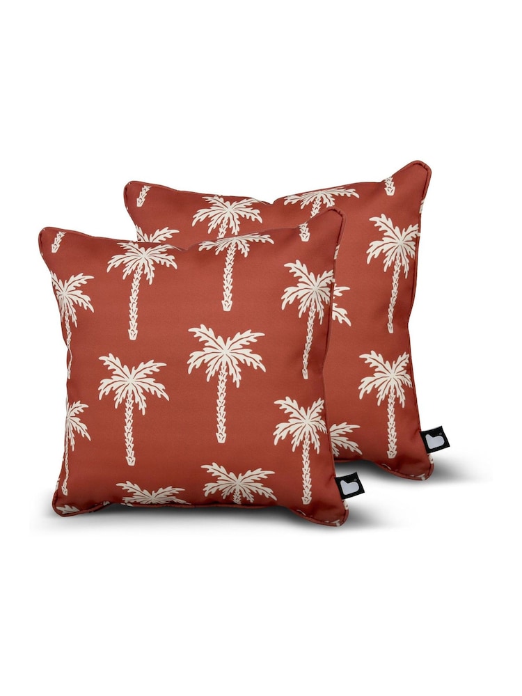 Extreme Lounging 2 Pack Marsala Red Outdoor B Palm Cushions - Image 1 of 2 Extreme Lounging 2 Pack Marsala Red Outdoor B Palm Cushions - Image 1 of 2