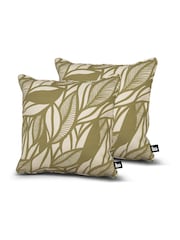 Extreme Lounging 2 Pack Pistache Green Outdoor B Poplar Leaf Cushions - Image 1 of 2