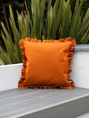Extreme Lounging 2 Pack Rust Orange Outdoor Frill B Cushions - Image 2 of 2