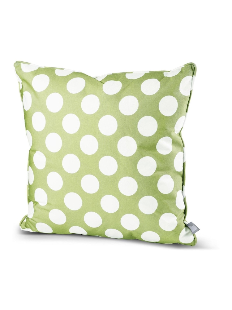Extreme Lounging 2 Pack Olive Green Outdoor B Cushion Polka - Image 2 of 2