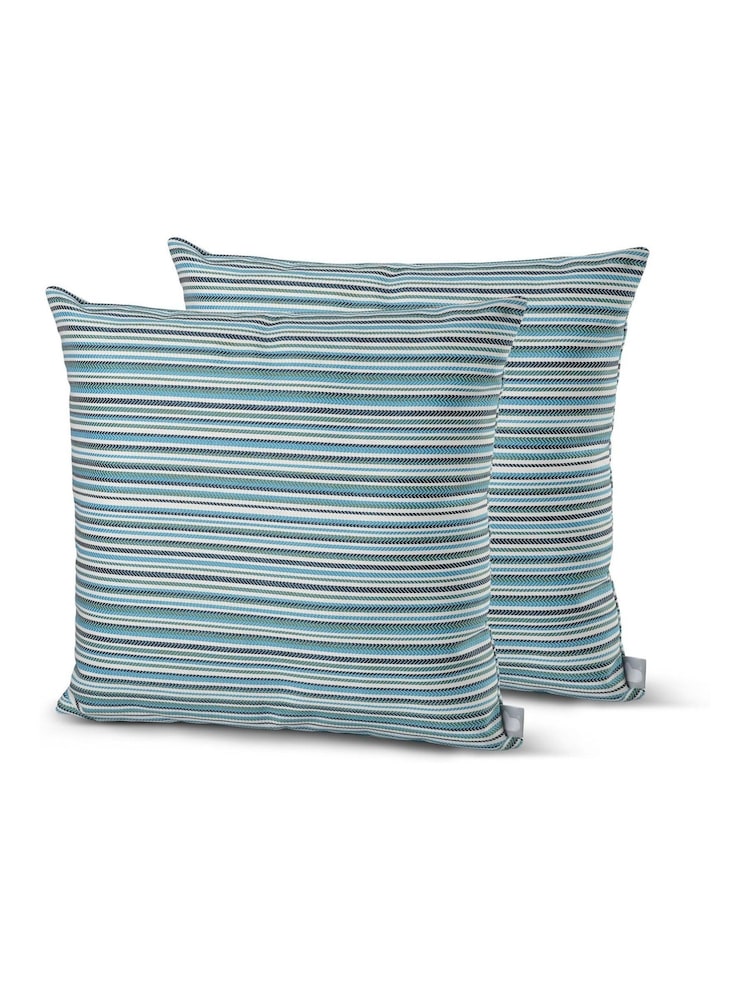 Extreme Lounging 2 Pack Turquoise Blue Outdoor B Cushion Aquaclean Waikiki - Image 1 of 2 Extreme Lounging 2 Pack Turquoise Blue Outdoor B Cushion Aquaclean Waikiki - Image 1 of 2