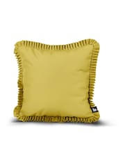 Extreme Lounging 2 Pack Butter Yellow Outdoor Frill B Cushions - Image 2 of 2