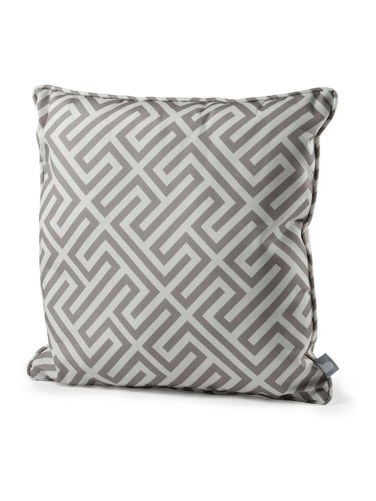 Extreme Lounging 2 Pack Silver Grey Outdoor B Maze Cushions - Image 2 of 2