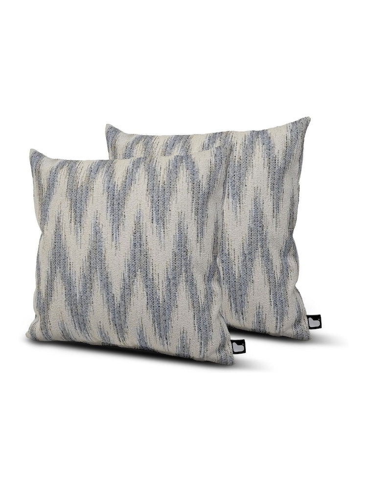 Extreme Lounging 2 Pack Blue Outdoor B Cushion Aquaclean Macrame - Image 1 of 2