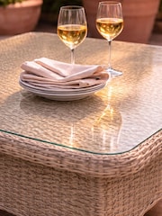 Bramblecrest Sandstone Woodchester Square Modular Sofa with Adjustable Casual Dining Table and 2 Benches - Image 5 of 6