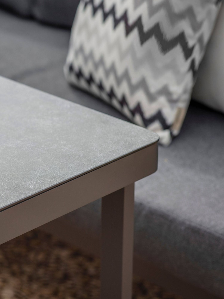 Bramblecrest Anthracite Hudson L-Shape Sofa Set with Rectangle Table and Bench - Image 2 of 6 Bramblecrest Anthracite Hudson L-Shape Sofa Set with Rectangle Table and Bench - Image 2 of 6