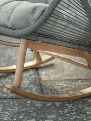 Bramblecrest Fern Green Helsinki Rocking Sofa Armchair - Image 3 of 6