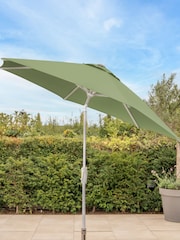 Kettler Meadow Green 30m Wind Up Garden Parasol with Auto Tilt Night - Image 1 of 4