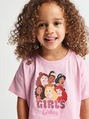 Brand Threads Pink Disney Princess T-Shirt & Shorts Set - Image 3 of 6