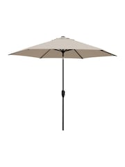 Kettler Stone Cream 25m Wind Up Garden Parasol with Auto Tilt Night - Image 3 of 4