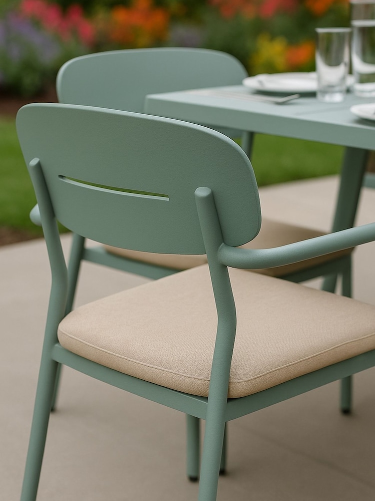 Kettler Green Verde 6 Seater Garden Dining Set - Image 2 of 5 Kettler Green Verde 6 Seater Garden Dining Set - Image 2 of 5