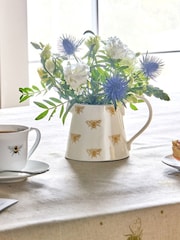 Sophie Allport Natural Honey Bees Large Stoneware Jug - Image 1 of 2