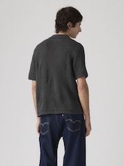 Levi's® Black Sweater Camp Shirt - Image 2 of 6