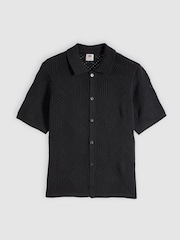 Levi's® Black Sweater Camp Shirt - Image 5 of 6