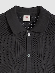 Levi's® Black Sweater Camp Shirt - Image 6 of 6