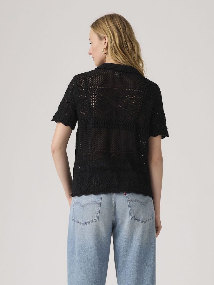 Levi's® Black Short Sleves Classic Pocket T-Shirt - Image 2 of 5