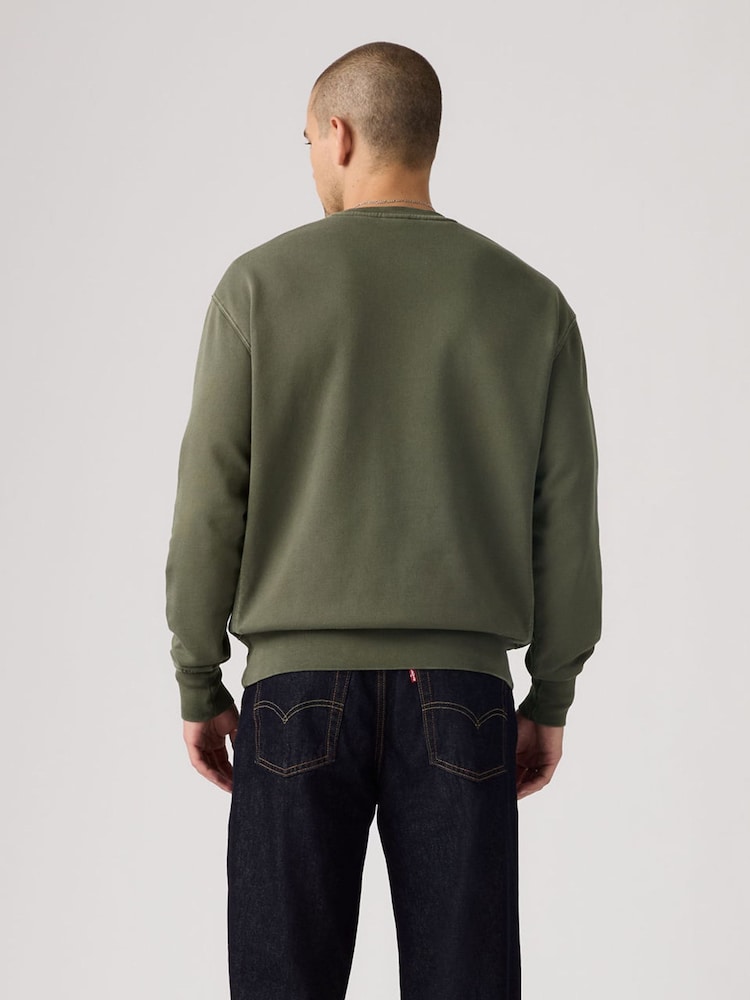 Levi's® Grey Authentic-Crew Neck Sweatshirt - Image 2 of 5 Levi's® Grey Authentic-Crew Neck Sweatshirt - Image 2 of 5