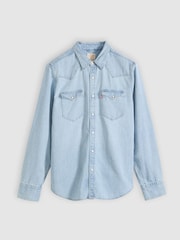 Levi's® Blue Barstow-Western-Standard Shirts - Image 5 of 6