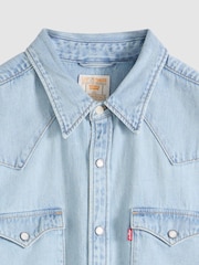 Levi's® Blue Barstow-Western-Standard Shirts - Image 6 of 6