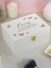 Personalised Butterfly Wooden Keepsake Box by PMC - Image 4 of 4