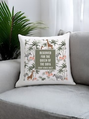 Personalised Jungle Print Cushion by PMC - Image 3 of 3