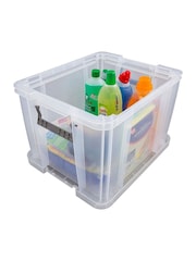 Whitefurze Set of 2 Clear Storage Boxes 36L & 85L - Image 4 of 6