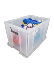 Whitefurze Set of 2 Clear Storage Boxes 36L & 85L - Image 5 of 6