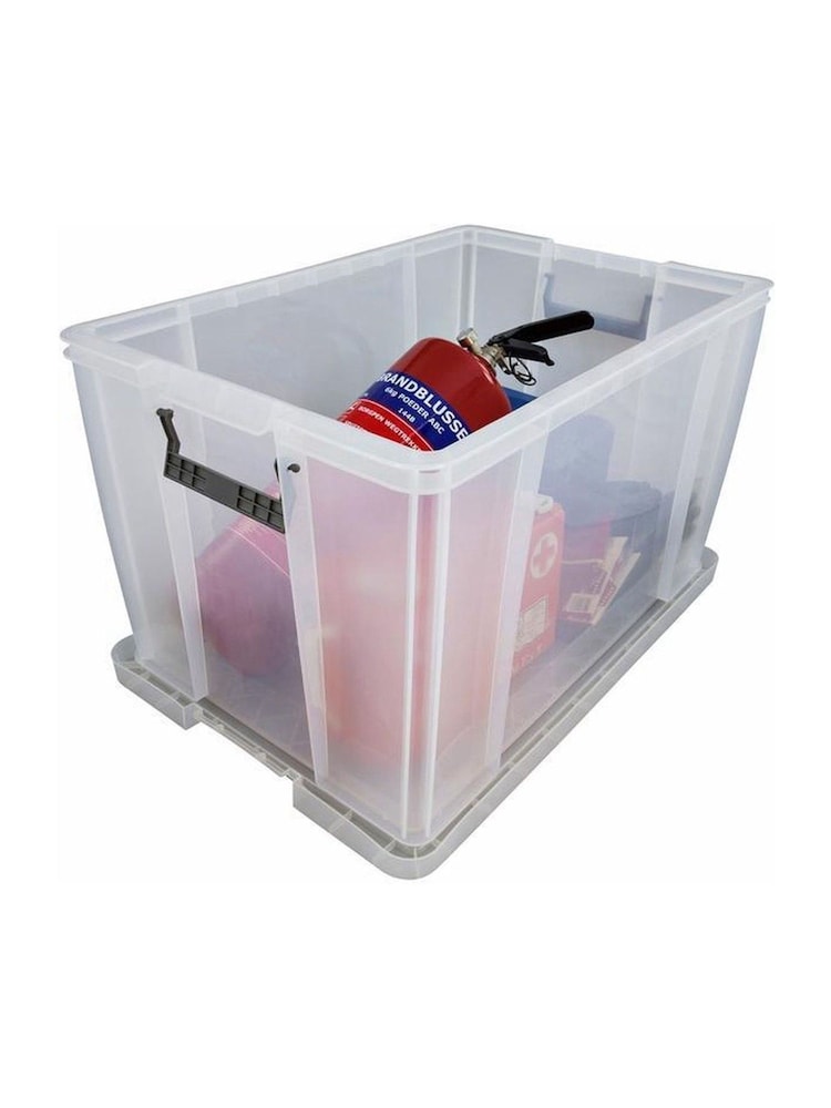 Whitefurze Set of 2 Clear Storage Boxes 36L & 85L - Image 6 of 6