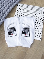 Solesmith You Make My Toes Wiggle Photo Socks - Image 2 of 2