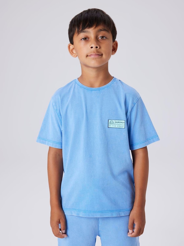 Name It Short Sleeve Crew Neck T-Shirt and Shorts Set - Imaginea 1 din 6 Name It Short Sleeve Crew Neck T-Shirt and Shorts Set - Imaginea 1 din 6