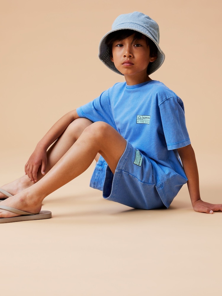 Name It Short Sleeve Crew Neck T-Shirt and Shorts Set - Imaginea 2 din 6 Name It Short Sleeve Crew Neck T-Shirt and Shorts Set - Imaginea 2 din 6