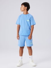 Name It Short Sleeve Crew Neck T-Shirt and Shorts Set - Imaginea 5 din 6