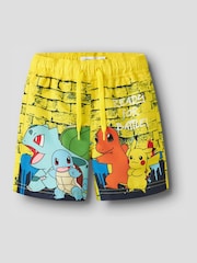 Name It Yellow Pokemon Swim Shorts - Image 2 of 4