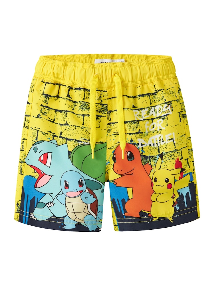 Name It Yellow Pokemon Swim Shorts - Image 4 of 4