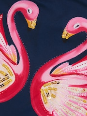 Monsoon Sequin Flamingo Frill -uimapuku - Kuva 3 / 3