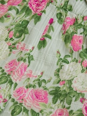 Monsoon Baby Floral Frill Playsuit - Imaginea 3 din 3