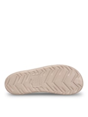 Totes Cream Solbounce Toe Post Flip Flops Sandals - Image 5 of 5