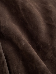 Chocolate Brown N.Premium Flocked Denim Bomber Jacket - Image 8 of 9