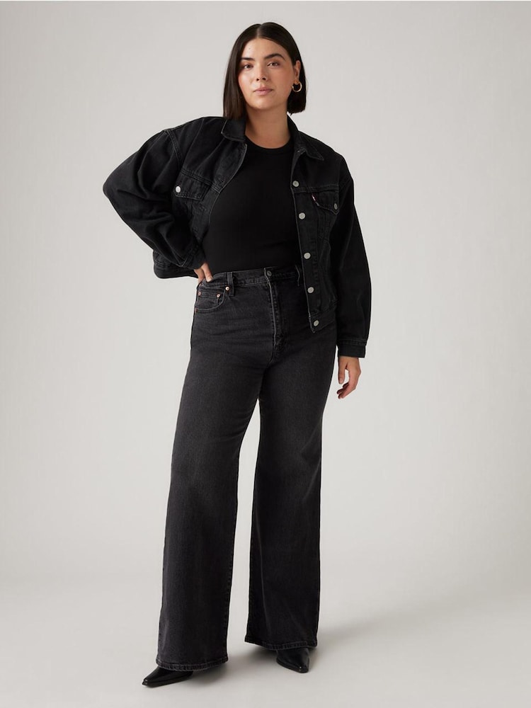 Levi's® Black Ribcage-Bells Jeans - Image 1 of 11